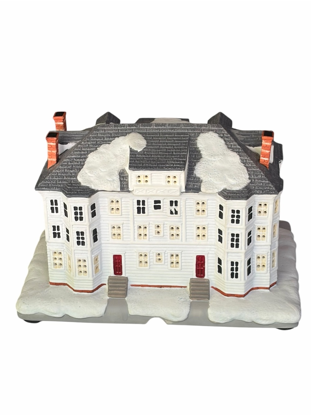 Vintage Hawthorne Village The Red Lion Inn Christmas in Stockbridge Lighted Hous